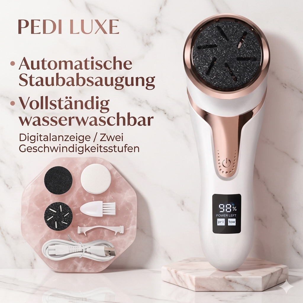 Elektrischer Hornhautentferner - sohlenschöne Präzision: USB-Edition
