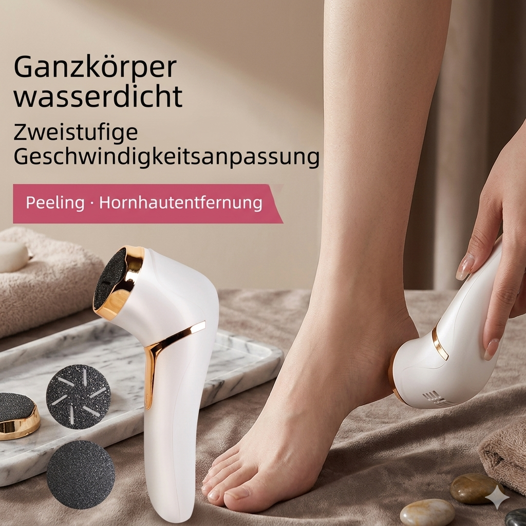 Elektrischer Hornhautentferner - sohlenschöne Präzision: USB-Edition